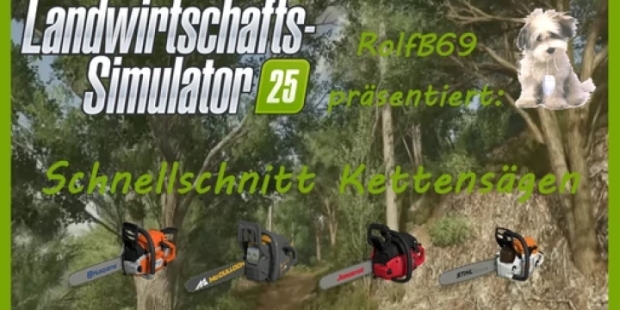 FS25 - Chainsaw Fastcut V1.0