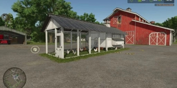 FS25 - Chicken Coop 300 Places V1.0