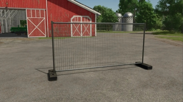 FS25 - Construction Fence V1.0