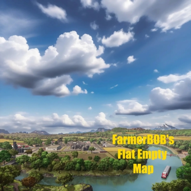 FS25 - Empty Flat Map 2X V1.0