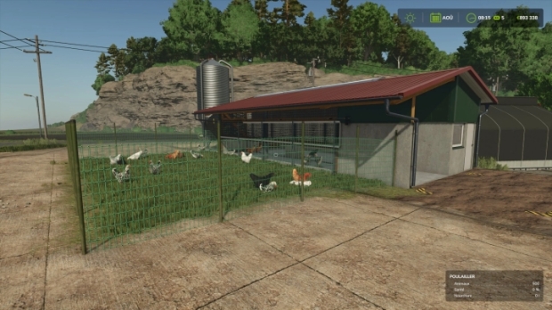 FS25 - Enclos Pour Les Poules V1.0