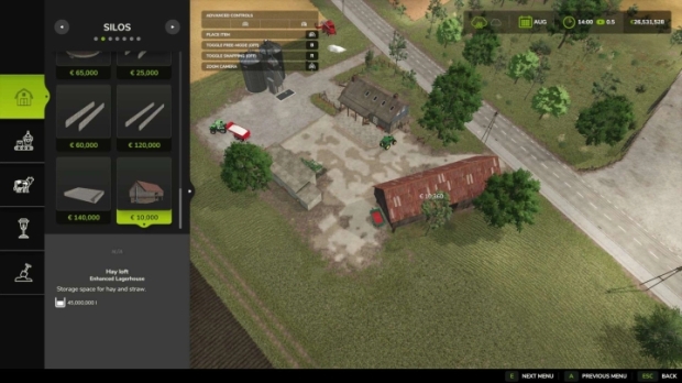 FS25 - Hay Barn Multifruits 45000000L V1.0