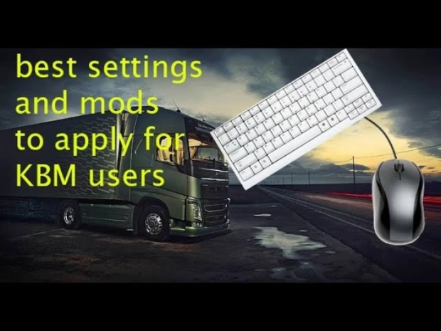 ETS2 - Improved Keyboard + Mouse for Smoother Controls