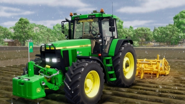 FS25 - John Deere 7810 + 1800kg Weight V1.0