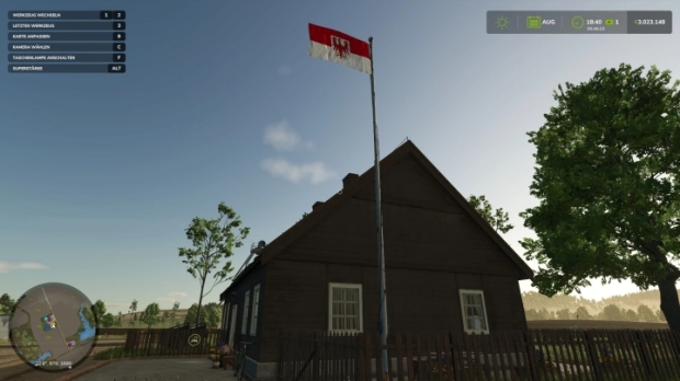 FS25 - Land Brandenburg Flagge V1.2.1.1