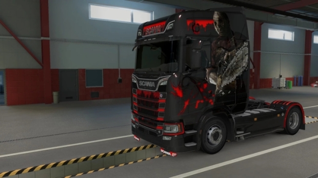 ETS2 - Leatherface for Scania S Highline V1.0