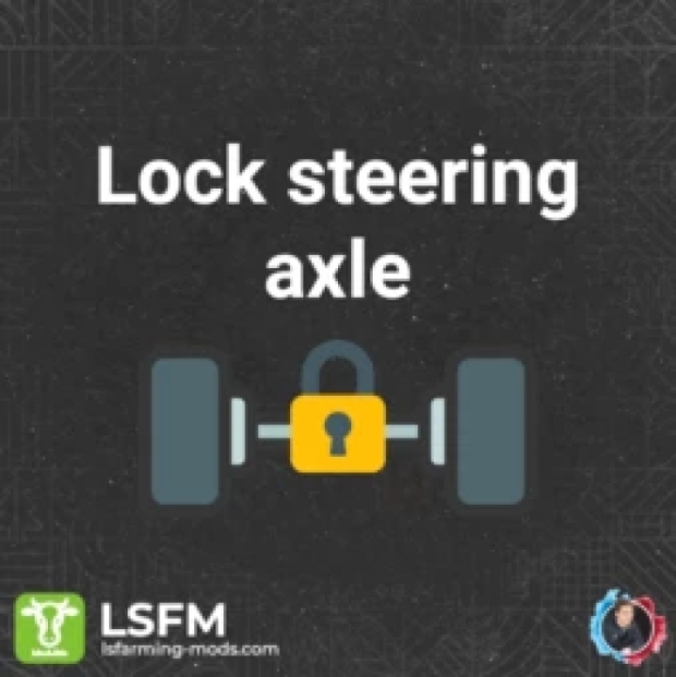 FS25 - Lock Steering Axles V1.0