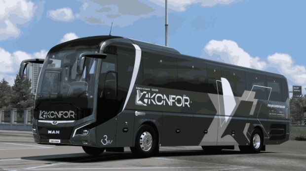 ETS2 - Man Lions Coach E6 Konfor Turizm New Skin V1.0