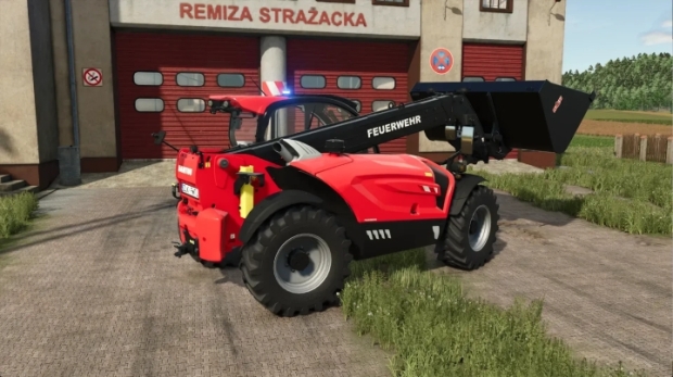 FS25 - Manitou Fire Engine Telehandler V1.0