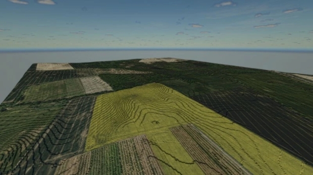 FS25 - Map 1X Terrain From Real V1.0