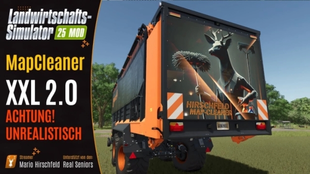 FS25 - MapCleaner 2.0 (Warning Unrealistic) V1.0