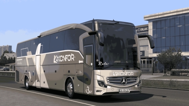 ETS2 - Mercedes-Benz Travego 16 SHD Euro 6 Konfor Turizm New Skin V1.0