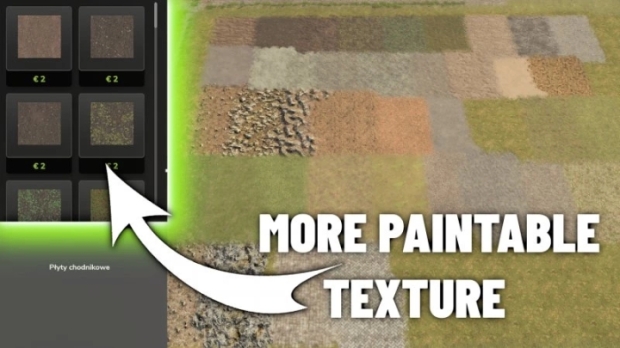 FS25 - More Paintable Texture All Maps V1.0