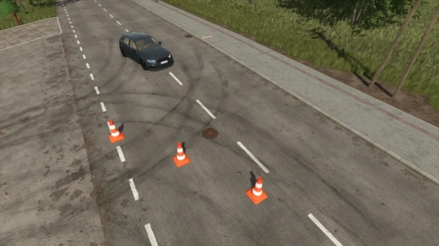 FS25 - Movable Traffic Cone V1.0