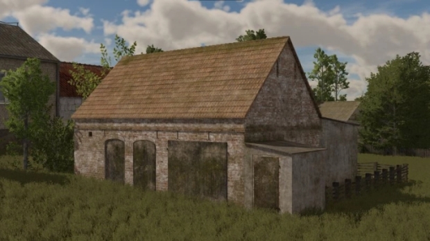 FS22 - Old Polish Henhouse with Garage V1.0