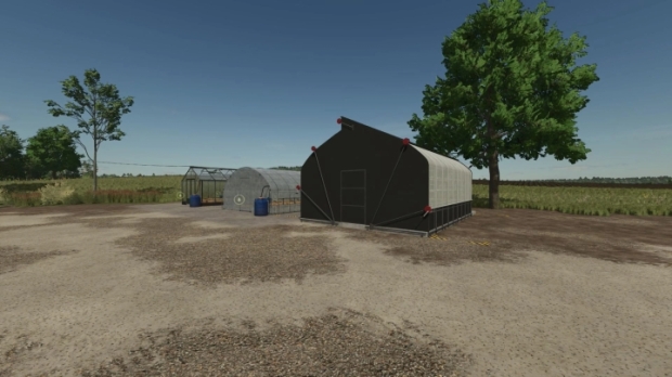 FS25 - Pack of Realistic Greenhouses V1.0