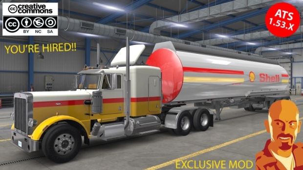 ATS - Peterbilt 359 Shell & Custom Cistern Trailer V1.0