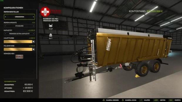 FS25 - RamBody AS 750+ PBSMods Edition V1.0