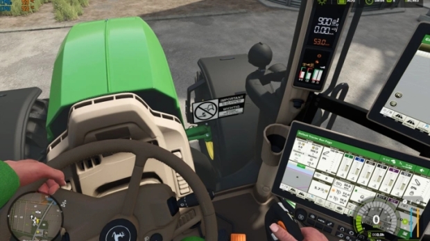 FS25 - Realistic Camera with Hand on Steering Wheel V1.0
