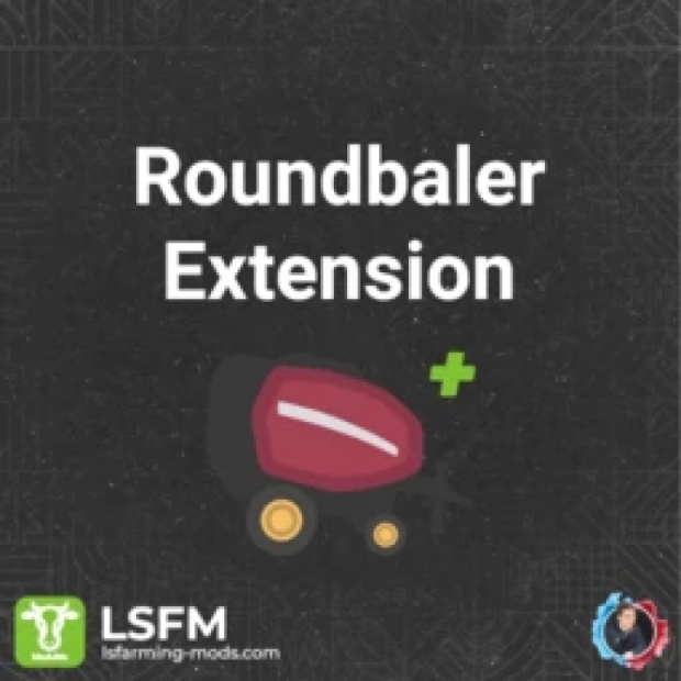 FS25 - Round Baler Extension V1.0