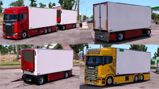 ETS2 - Scania NextGen Autotreno Frigo + Rimorchio (BDF Refeer with Trailer) Megamod