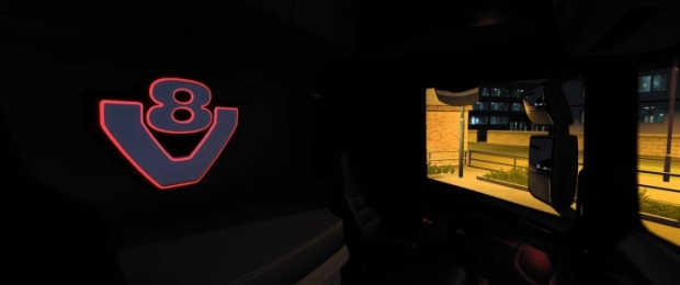 ETS2 - Scania NG V8 Lightboard V1.0