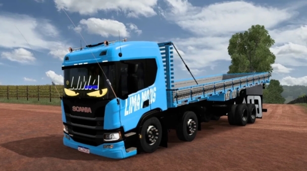 ETS2 - Scania NTG Com Barra Limpa Realista