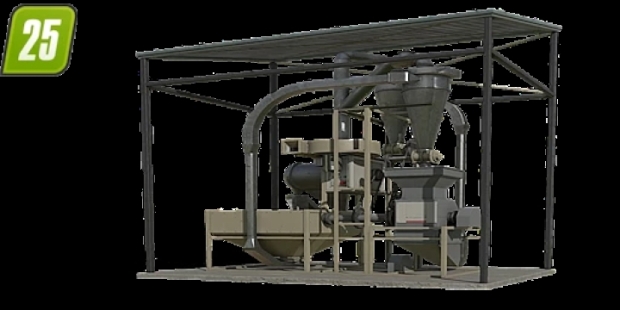 FS25 - Small Farm Mill with increased Productivity V1.0