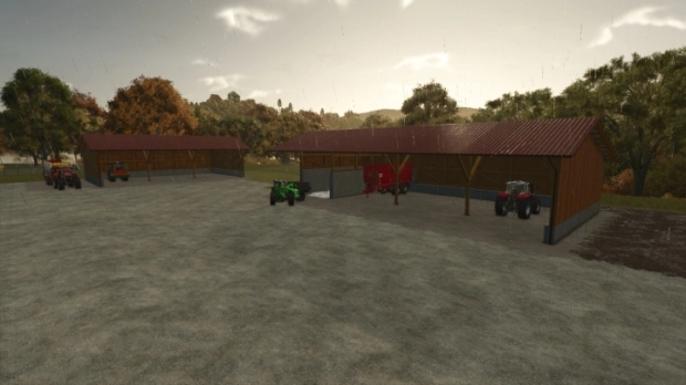 FS25 - Wood Shelter Set V1.0