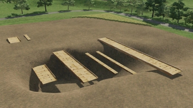 FS25 - Wooden Bridge Pack V1.0