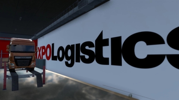ETS2 - XPO Logistics Garage D-Deck V1.0