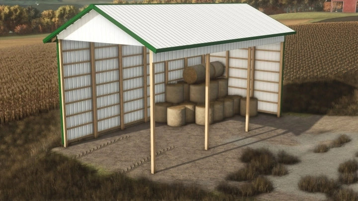 FS25 - 25x45 Hay Shed V1.0