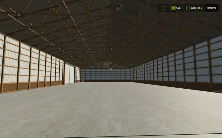 FS25 - 81x180 Cold Storage Shed V1.0