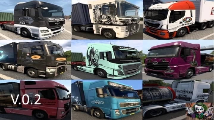 ETS2 - AI Truck Traffic Paint-Job (by Joker) V0.2