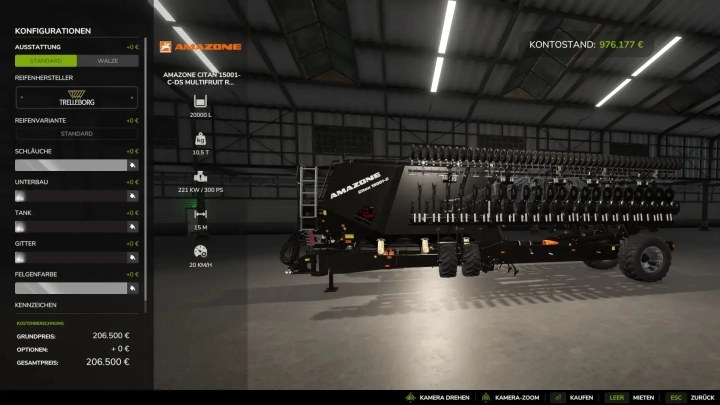 FS25 - Amazone Citan 15001C DS Multifrucht V1.1
