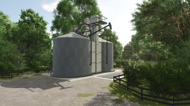 FS25 - American Double Silo V1.0