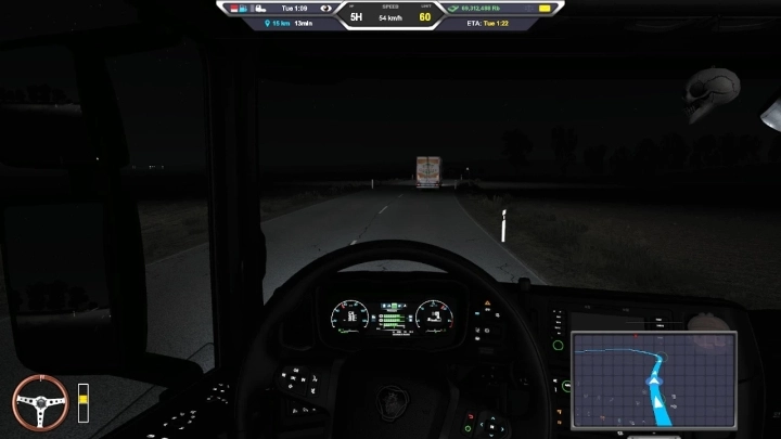 ETS2 - Brighter Low Beam & Reverse Lights V1.53.241211