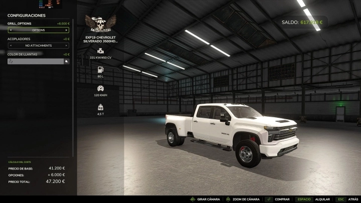 FS25 - Chevrolet Silverado 2500 2020 V1.0