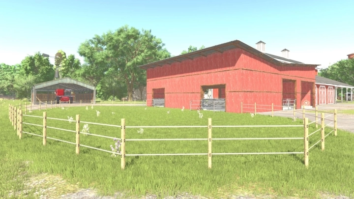 FS25 - Cow Barn Multicolor V1.0.0.1