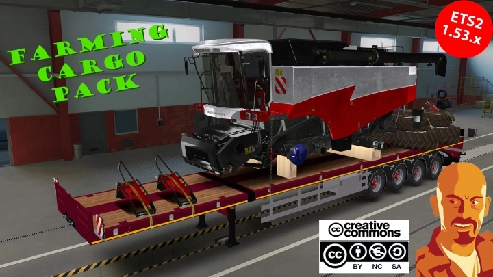 ETS2 - Doll 4 Axis Flatbed & Farming Cargo Pack V3.0