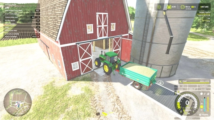 FS25 - Elmcreek Farmbarn with Fermenter V1.0