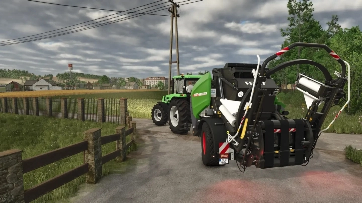 FS25 - Fendt / MF Baler Wrapper Combination V1.0