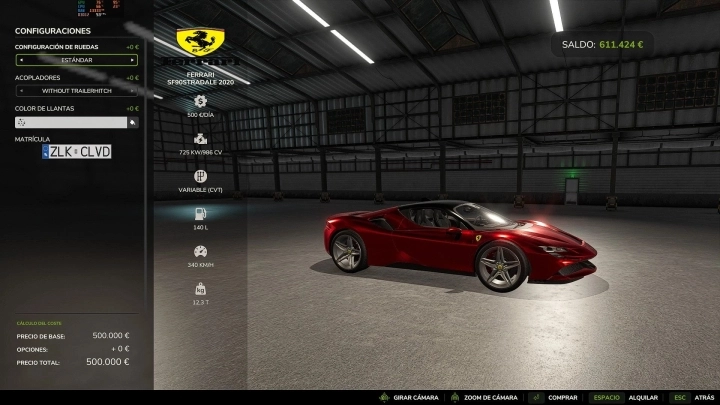 FS25 - Ferrari SF90 Stradale V1.0