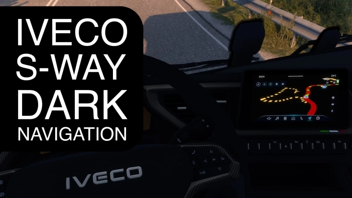 ETS2 - Iveco S-Way Dark Navigation V1.0