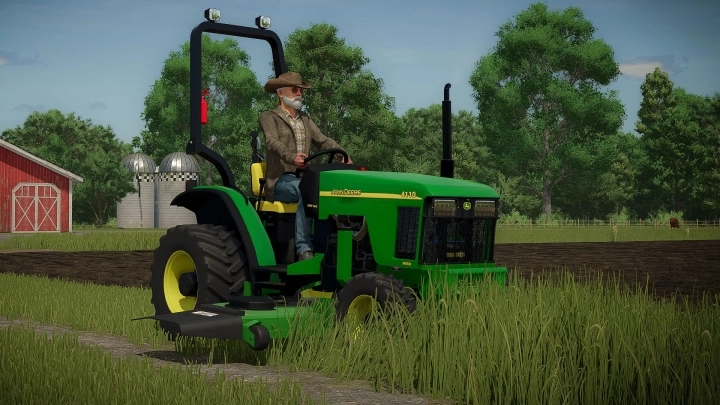 FS25 - John Deere 4100 Compact Tractor and Deck V1.0