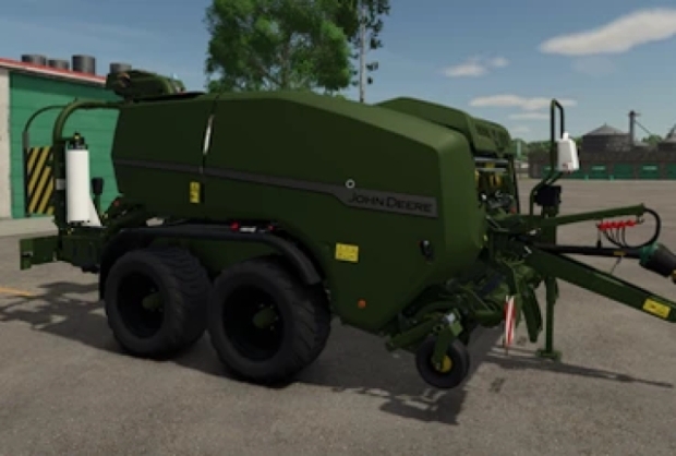 FS25 - John Deere Round Bales Without Stopping V1.0