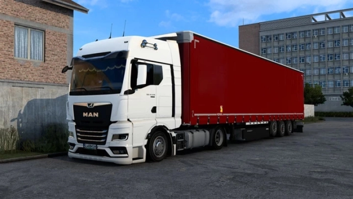 ETS2 - Low Deck Chassis for Man TGX 2020 V1.1