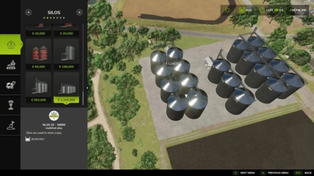 FS25 - Multifruit Silos V2.0