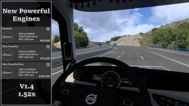 ETS2 - New Powerful Engines V1.4