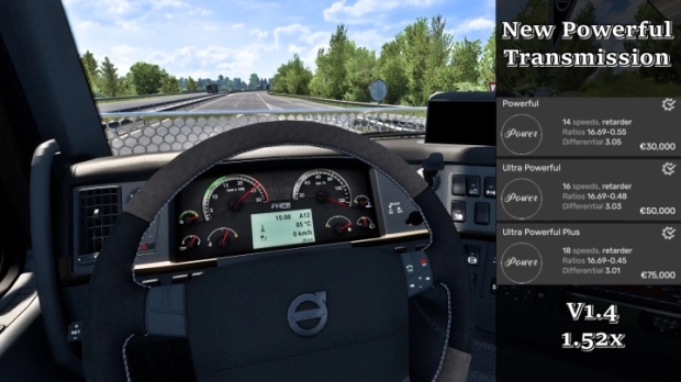 ETS2 - New Powerful Transmission V1.4